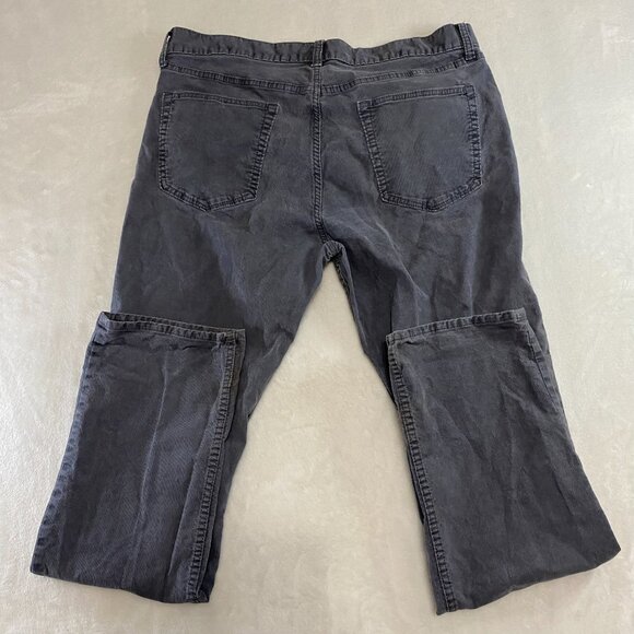 Banana Republic Pants Mens 36x33 Slim Fit Gray Chino Casual Corduroy - Picture 6 of 11